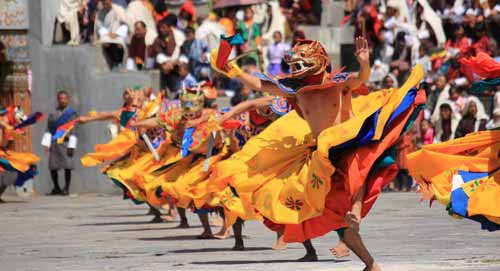 Colorful festival in Bhutan Ft1.