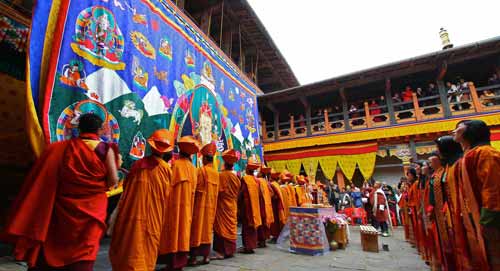 Religious ceremony in Bhutan FT1.