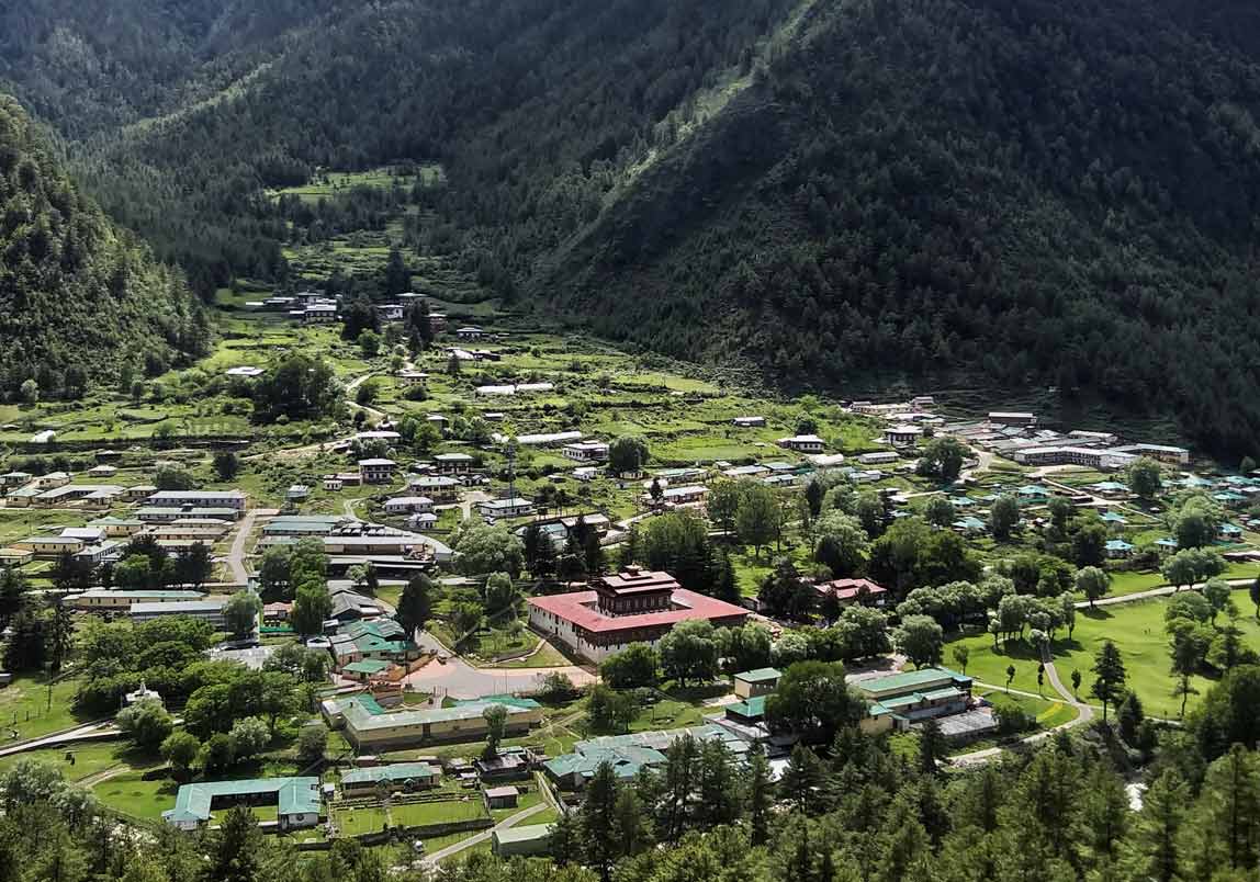 The Haa Dzong.