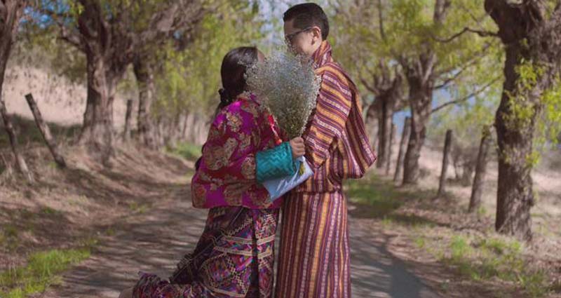 Honeymoon in Bhutan.