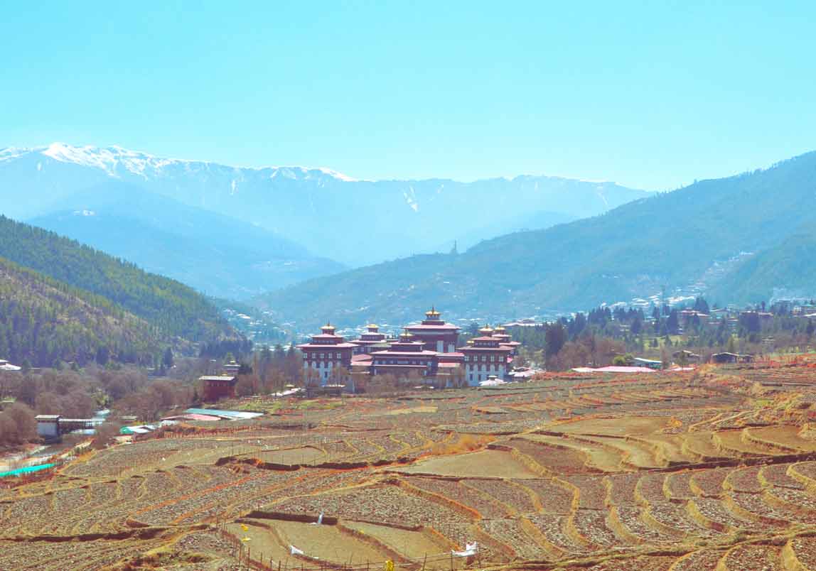 Tashichho Dzong.
